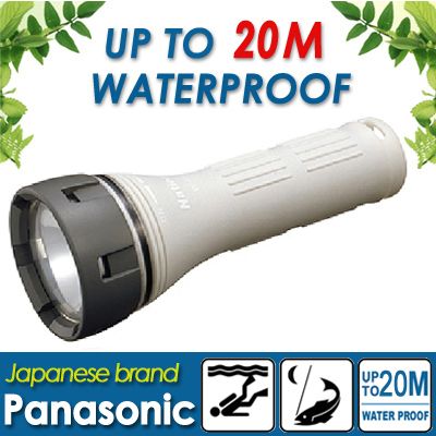 Panasonic Underwater Krypton Dive Torch Light 20M 18hr