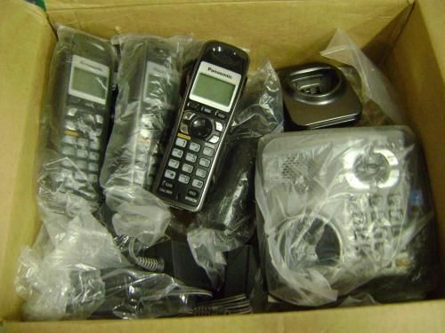 Panasonic 5HS KX TG6545B DECT 6 Cordless Phone $159