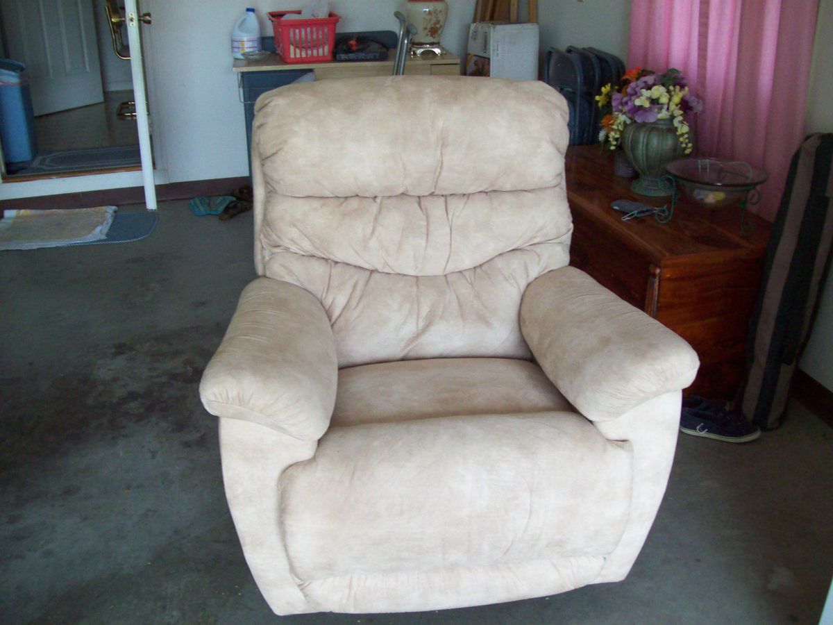 Lazy Boy Fabric Rocker Recliner Chair