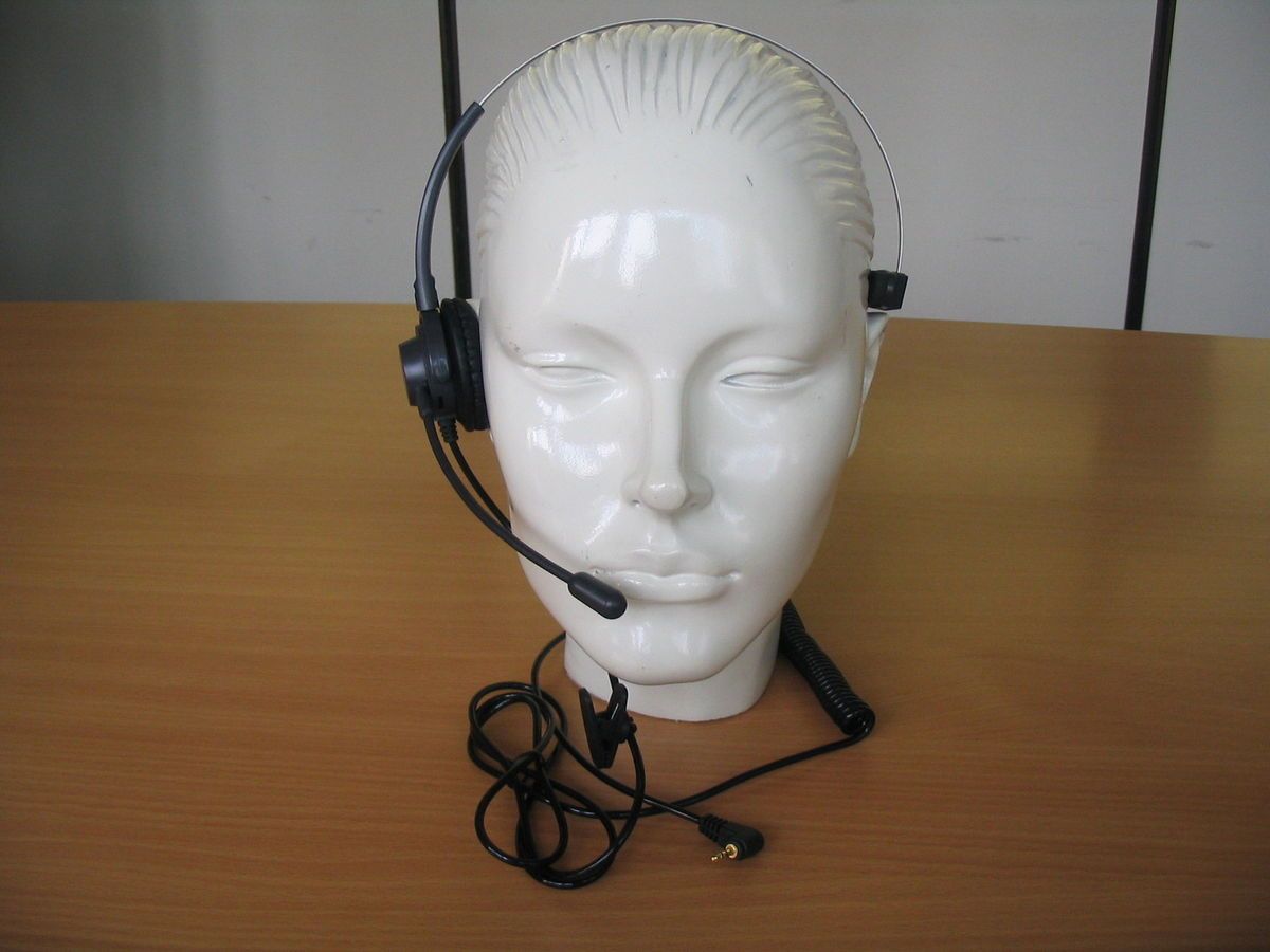 Headset with 2 5mm Plug for Linksys and Panasonic KX TG