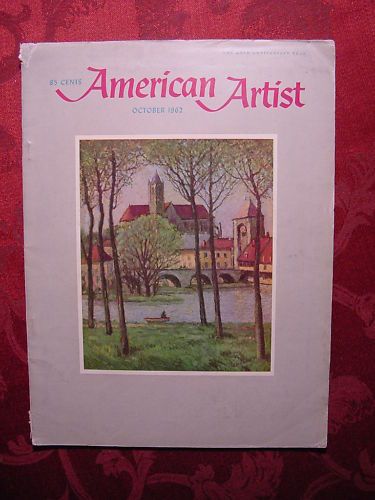 American Artist October 1962 Harry Lachman Gil Walker