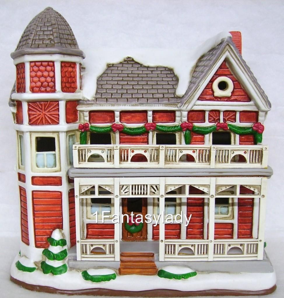 LEFTON Colonial Village   LATTIMORE HOUSE   1995 Christmas Collection