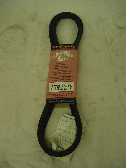 New Simplicity Lawn Mower Belt Part 174224