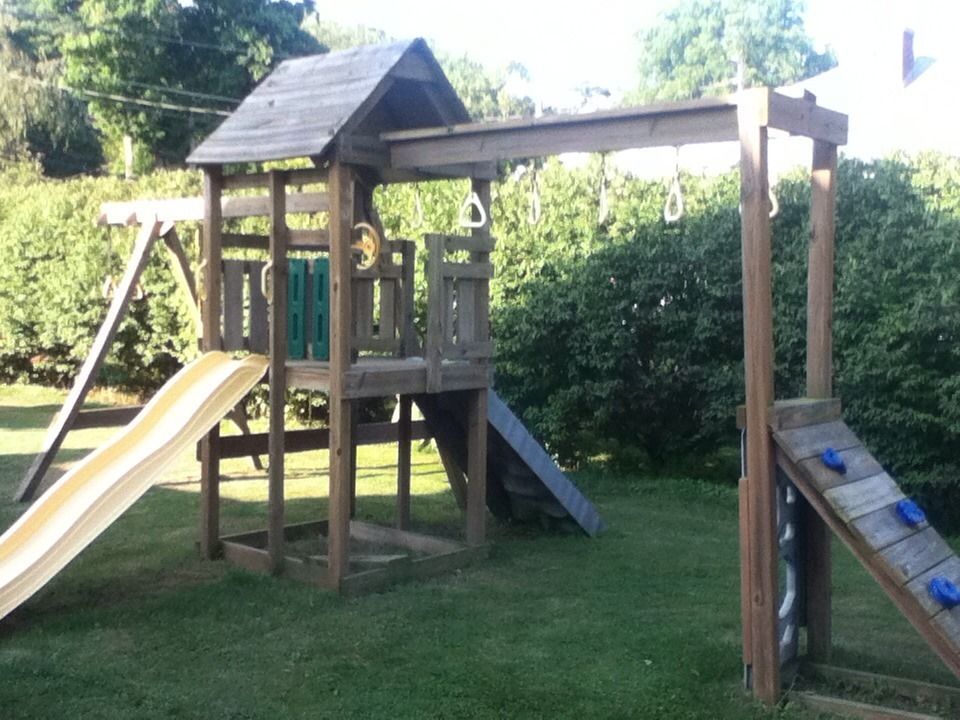 Wooden Swingset