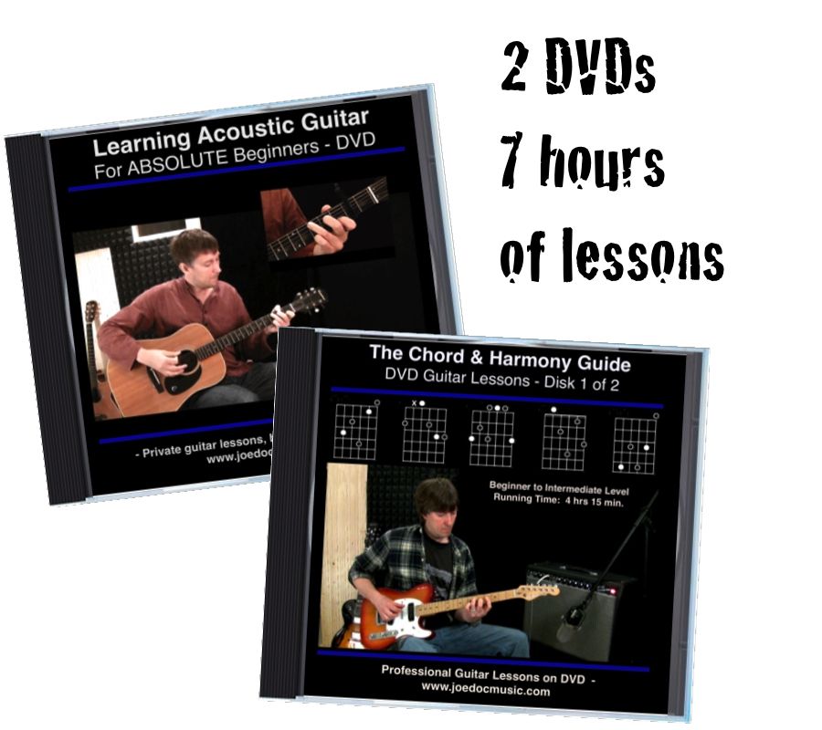 Learn to Play Guitar for Beginners 2 DVD SET ** Over 7 Hours of Video