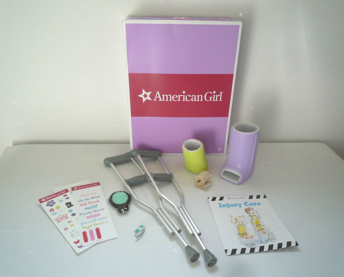 Girl Feel Better Kit – Crutches, Arm Cast, Leg Cast, Finger Splint