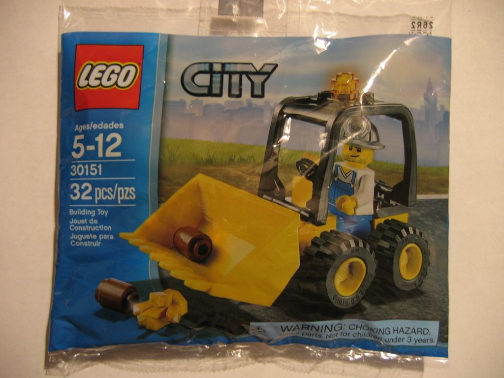 Lego City 30151 Mining Loader w Minifig NIB Gold Rock Hard to Find Gr8