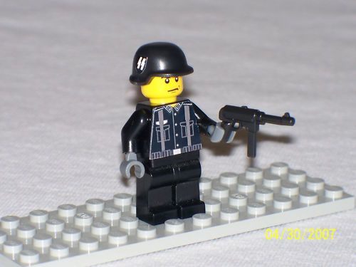 Lego Minifig WW2 German Soldier with Gun Lot B