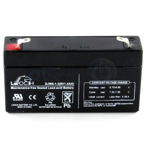 Brand New Authentic Battery Leoch DJW6 1 2 6V 1 3Ah 6V 1 4Ah 6V 1 2AH