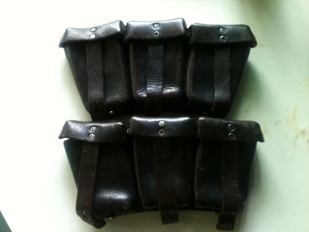 WWII German K98 Ammo Pouches Original 2