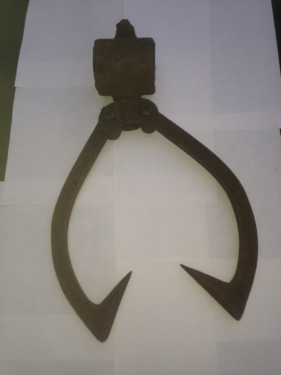 Antique Railroad Tie Hooks Lifting Tool New York