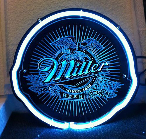 SD083 Miller Beer Bar Pub Store Shop Display Neon Light Sign