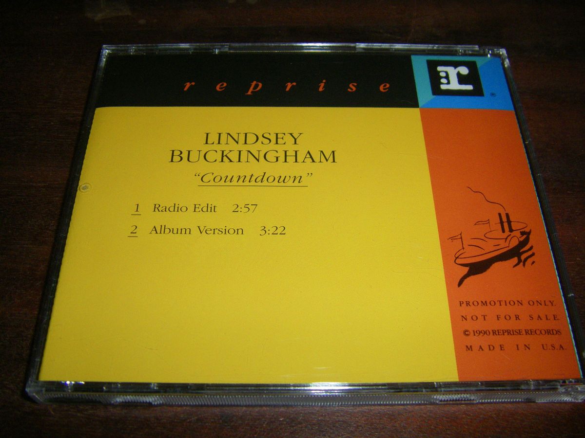 Lindsey Buckingham Countdown Promo Cd Single Fleetwood Mac Stevie