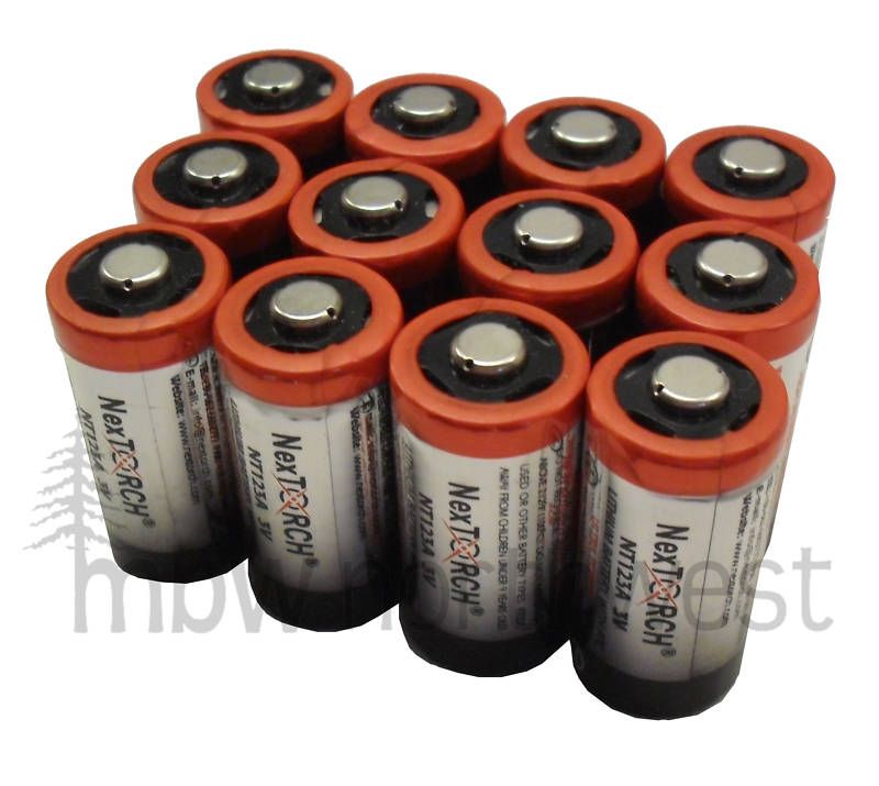 Nextorch NT123A Lithium Batteries 12 CR123A Battery