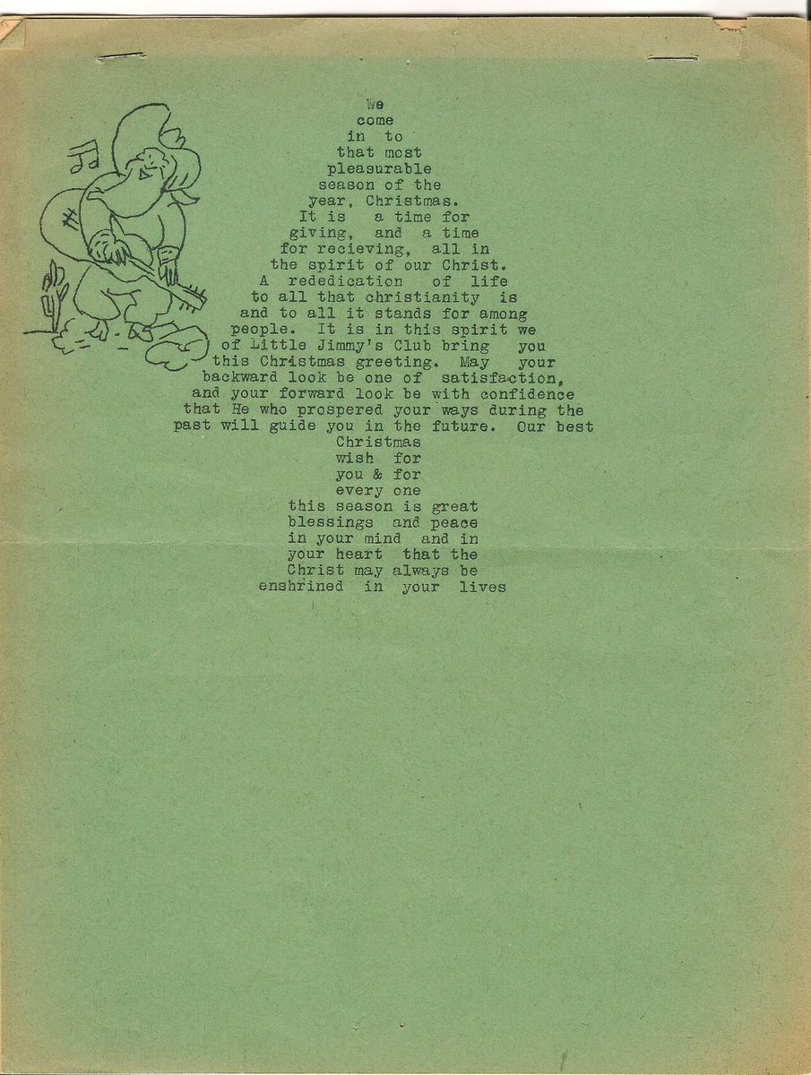 Early 1952 Little Jimmy Dickens Fan Club Newsletter