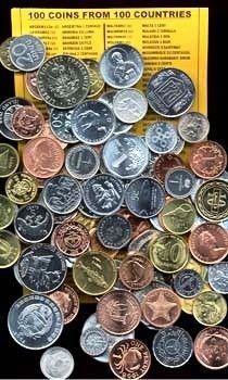 Foreign Coins from 100 Different Countries Free Identifier List