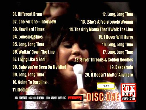 Linda Ronstadt 2 DVD Anthology Set