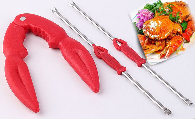  Cracker Scooping Shell Lobster Crab Set Scoop Home Tools K0322 1