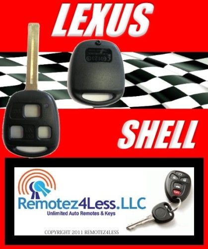 New Replacement Lexus Long Blade Key Remote Shell Case