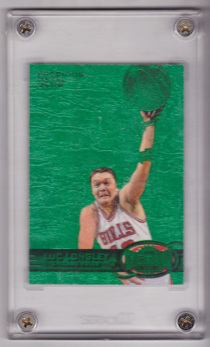 Luc Longley 1997 98 Skybox Metal Universe Precious Metal Gems 007 100