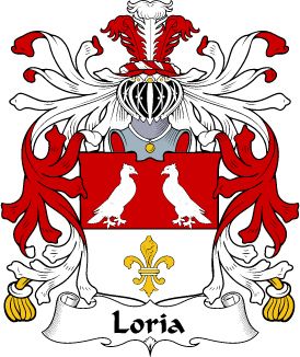 Family Crest 6 Decal Italian Nobles Loria