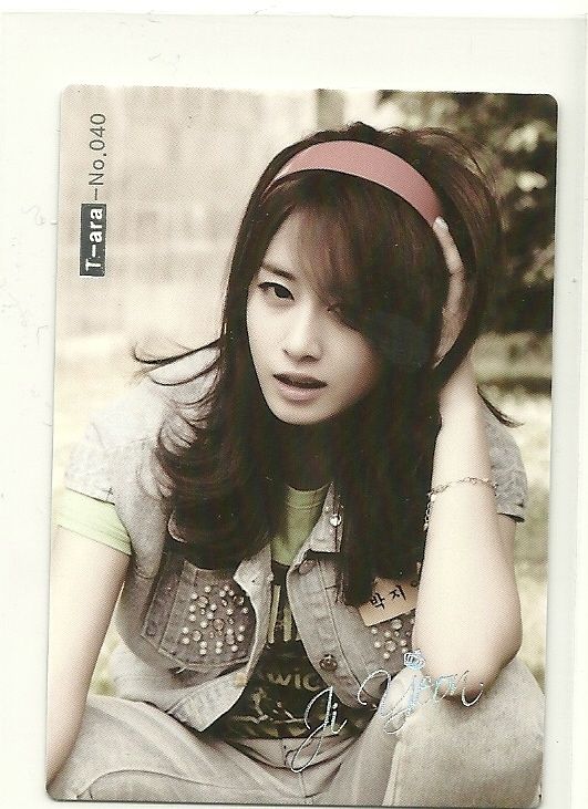 2011 Lotte K pop Trading Card Ji Yeon 40 T ara Tiara Korean Kpop Star