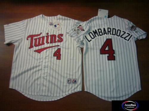 1987 Twins Steve Lombardozzi Sewn World Series Jersey