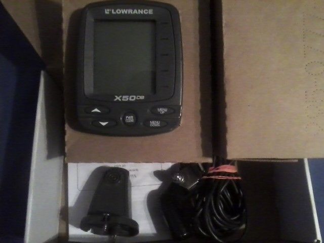 Lowrance Fish Finder X50 Graph Mount Transducer