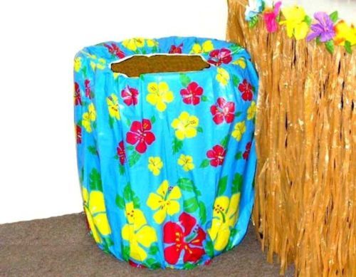 Luau Garbage Trash Can Cover Wedding Party Supplies
