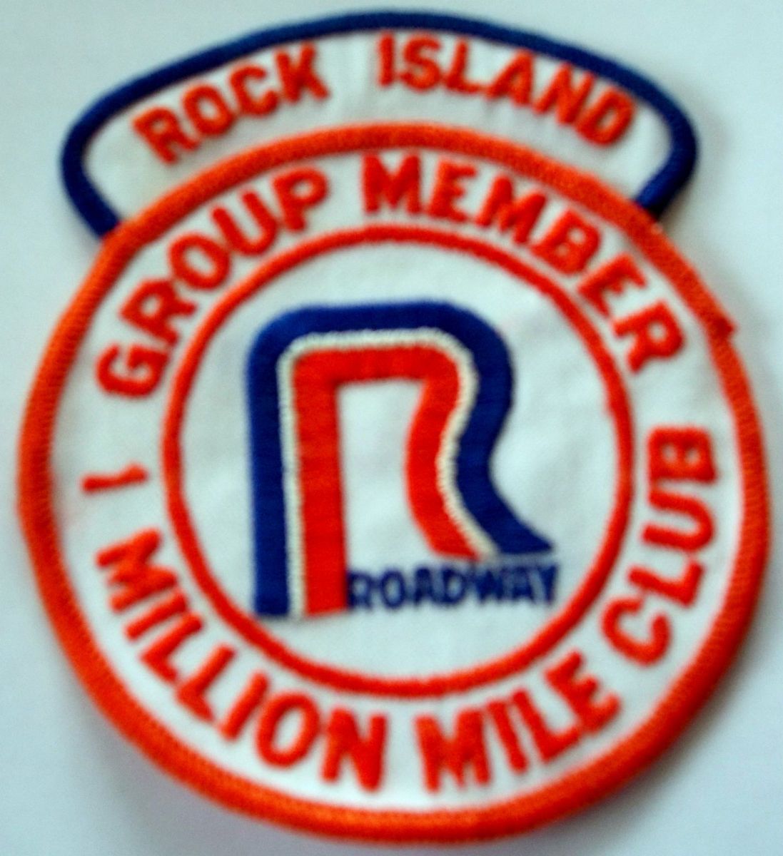 Roadway Express Driver Patch Rock Island 1 Million Mile Club 3 3 4