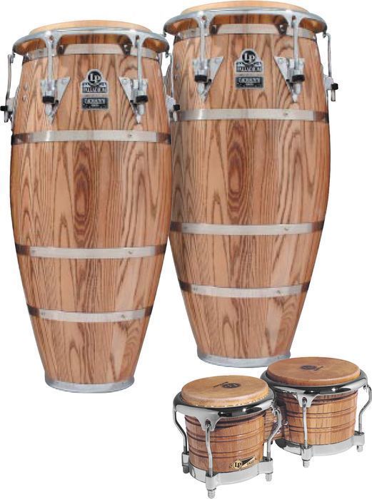 LP Latin Percussion Palladium Conga Set w Bongos