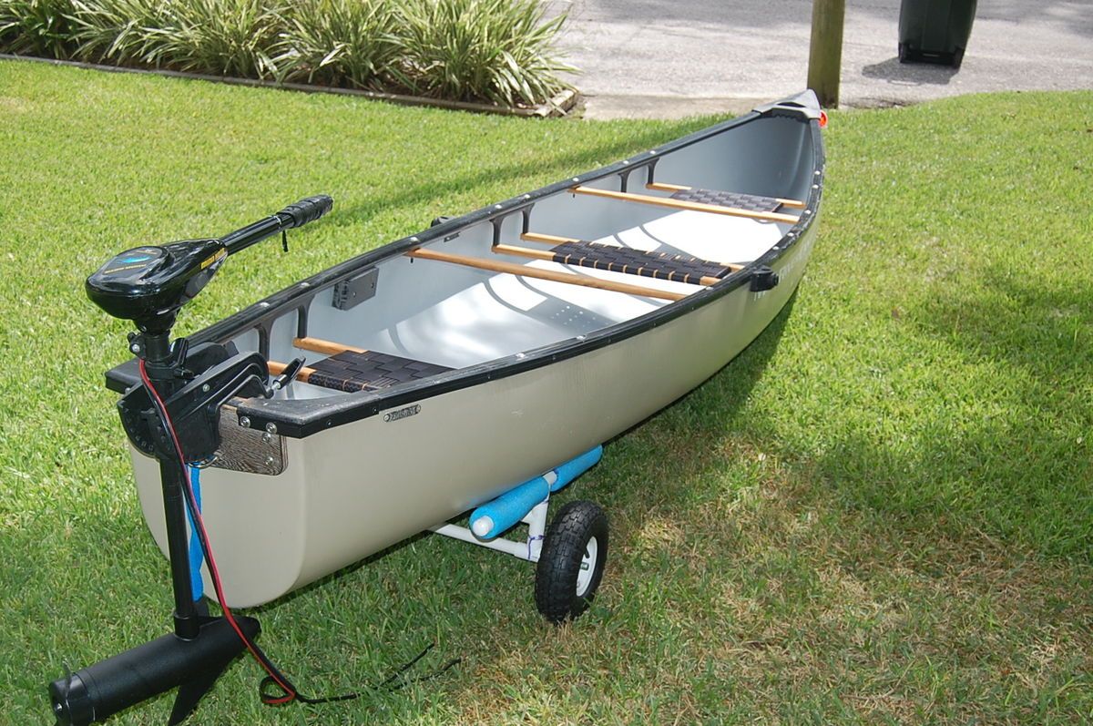 Mad River Canoe and Minn Kota Trolling Motor