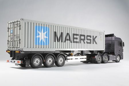 Tamiya 1 14th Scale 40 ft Maersk Container Semi Trailer Kit New 56326