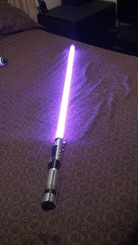 MAKOTO V4 Lightsaber Purple Starkiller Windu not FX