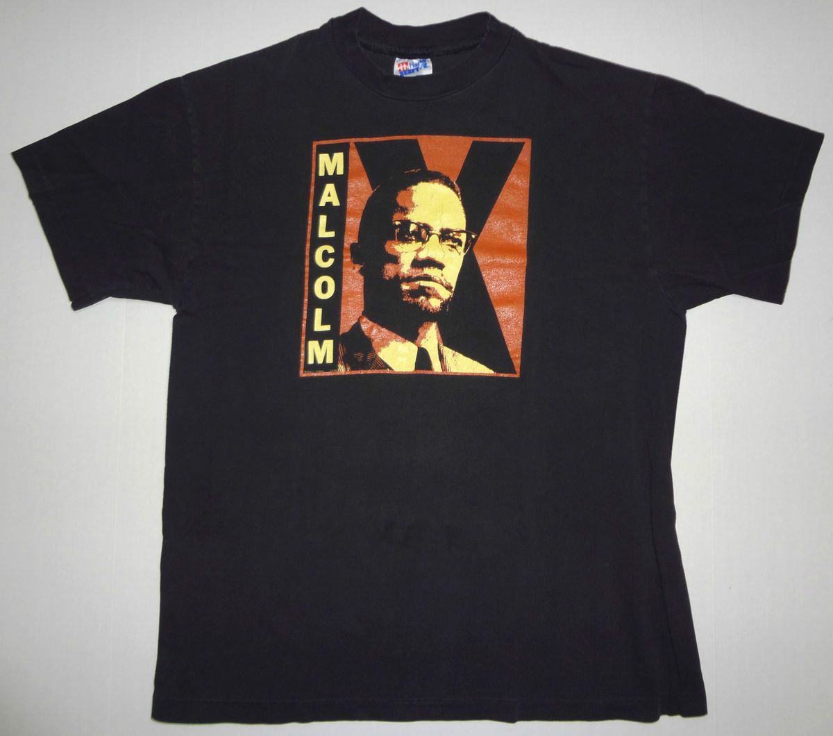 Vintage Malcolm x T Shirt Tee Spike Lee 90s Movie Vtg L