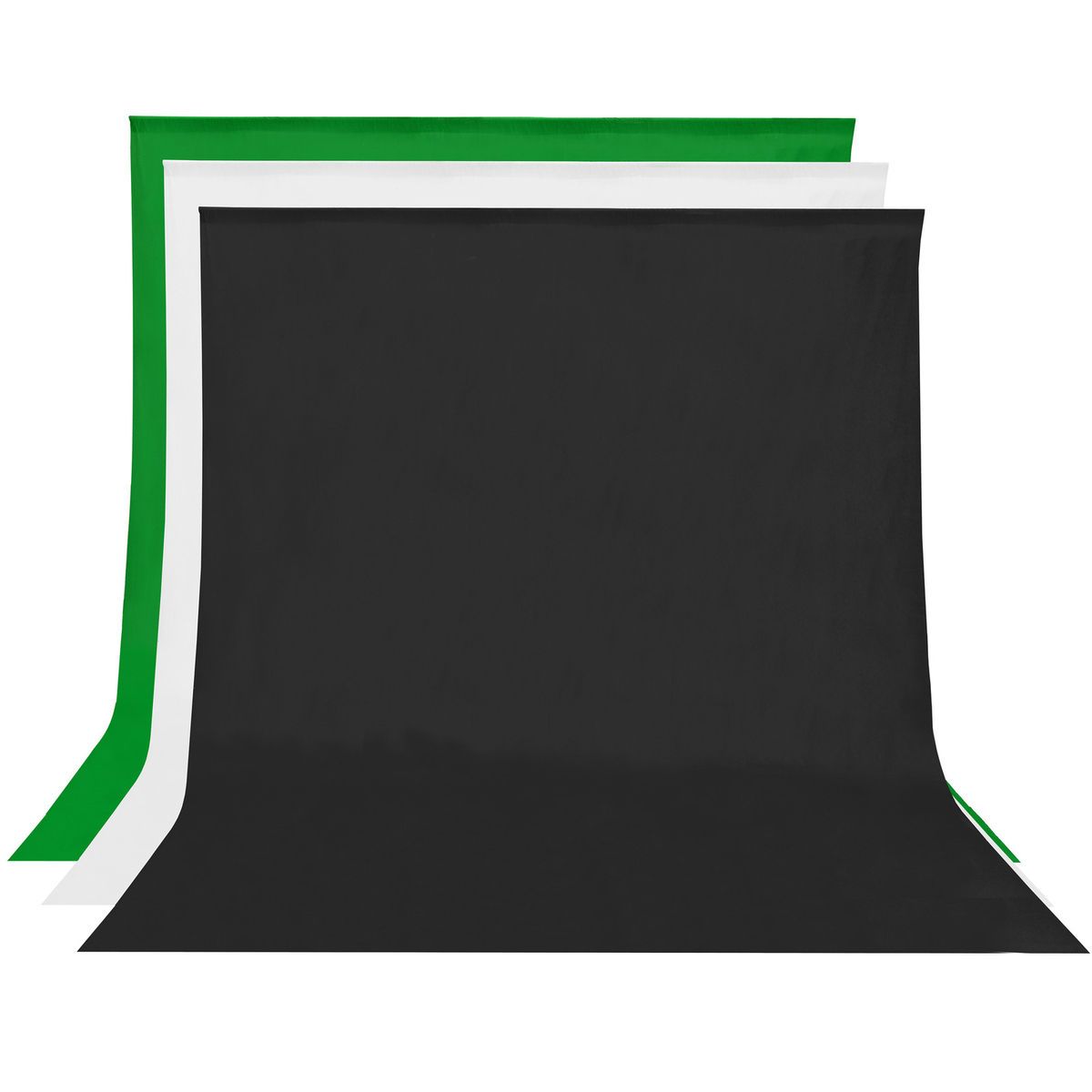 ft Black White Green Muslins Photography Backgrounds 100 Cotton