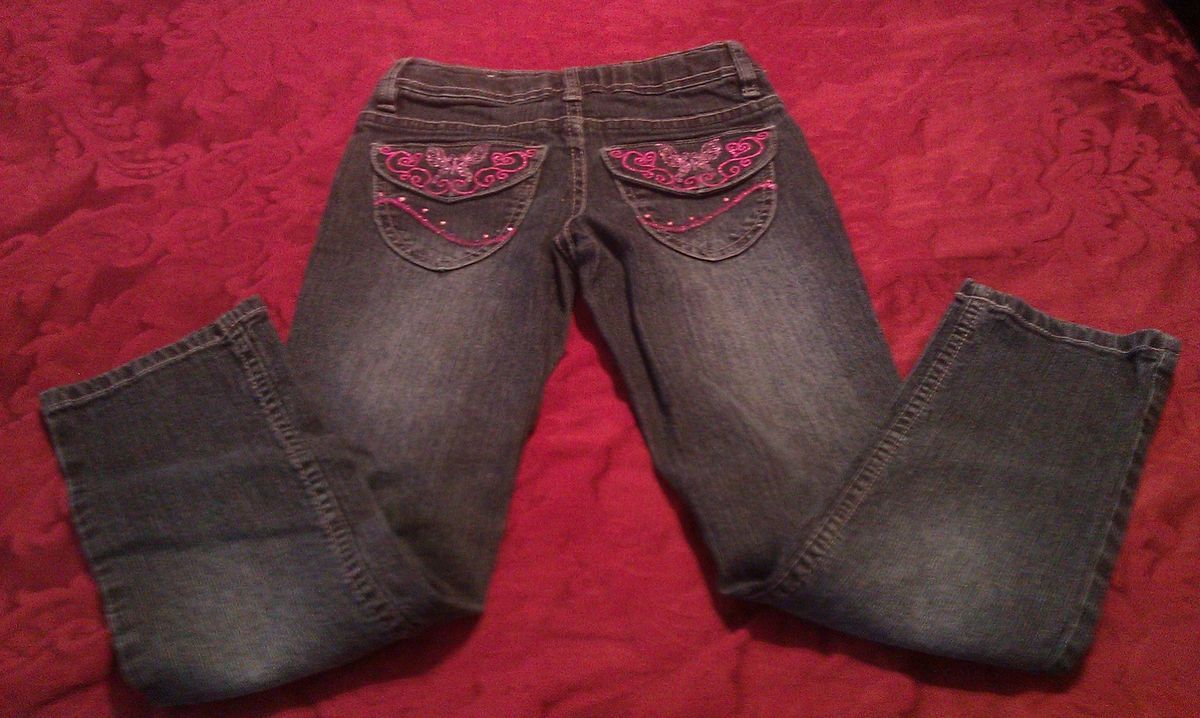 Girls Size 7 Jeans EUC