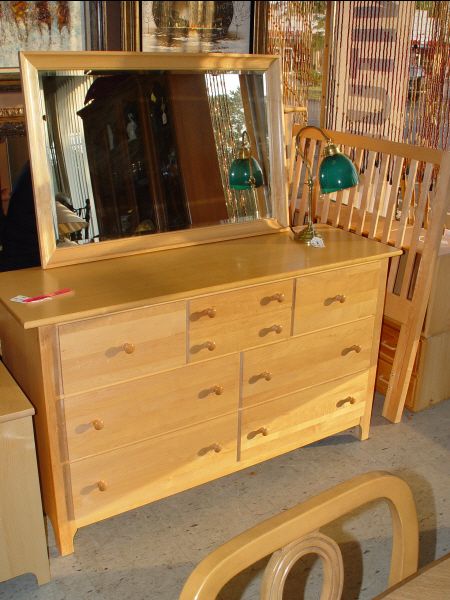 Bedroom Set Solid Maple Wood