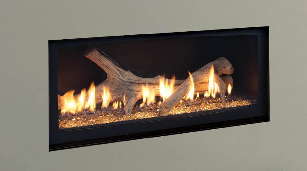 Majestic Modern Gas Fireplace Linear Echelon 60 Big Monessen Natural
