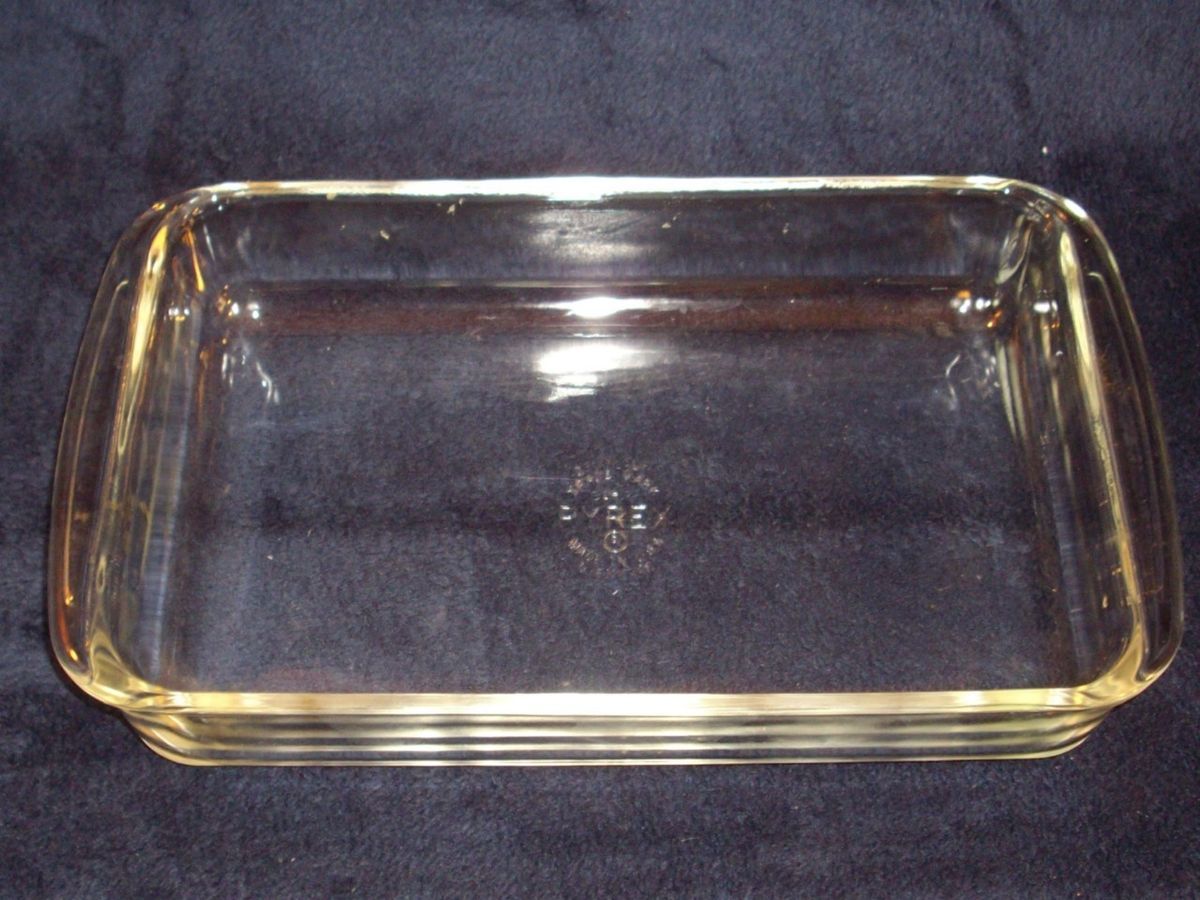 Vintage Clear Glass Pyrex 231 Oven Baking Dish Pan 1 5 Qts