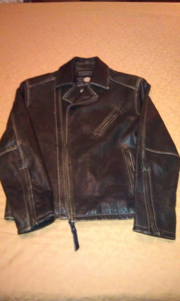 Marc New York Andrew Mark Leather Motorcycle Jacket