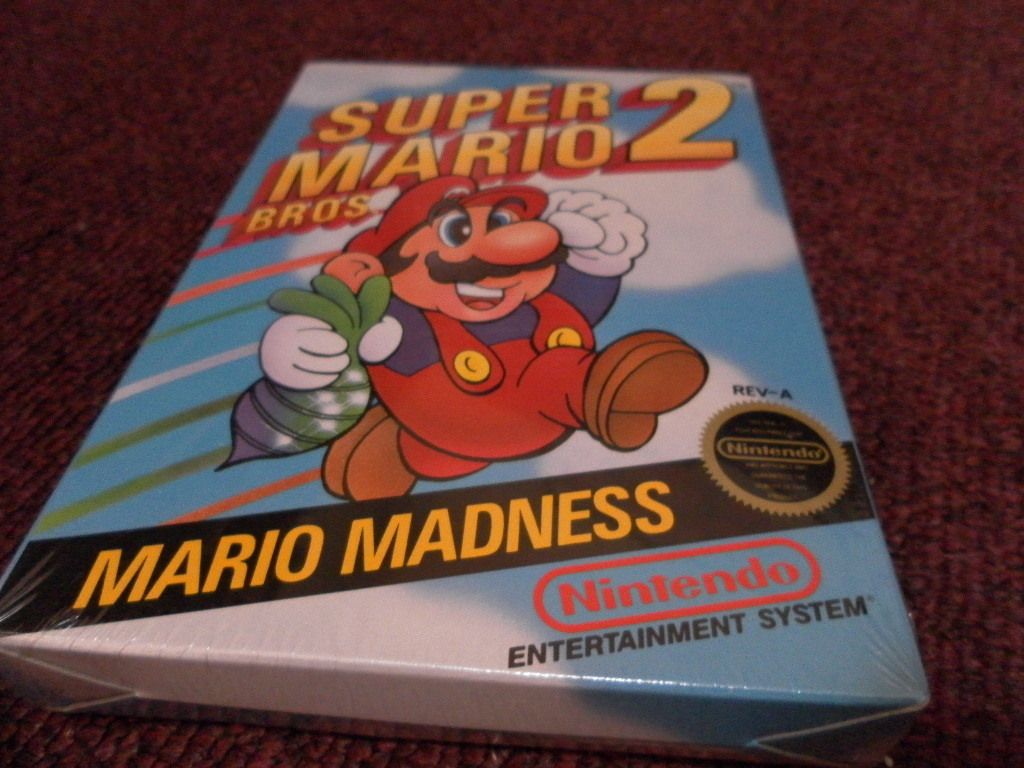 Super Mario Bros 2 Nintendo 1988 New NES Mario Brothers 2