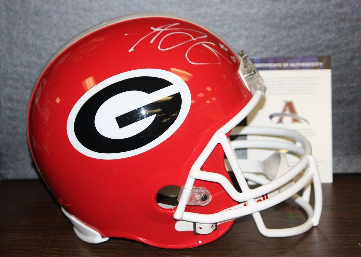 AJ Green Autographed Full Size Georgia Bulldogs Helmet  AAA