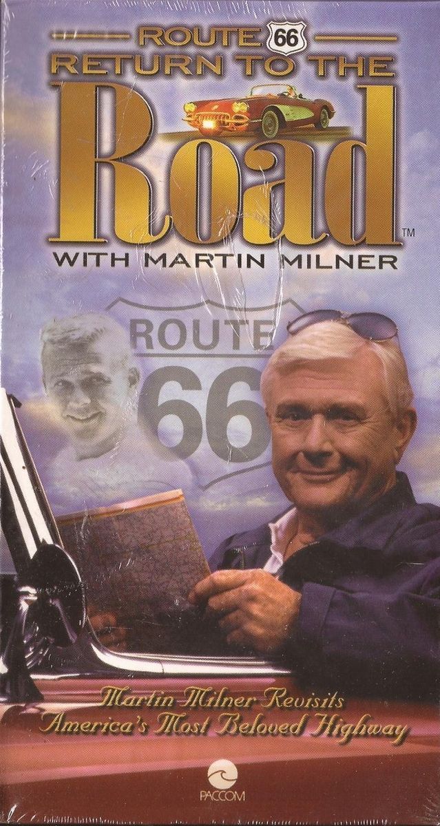  THE ROAD ROUTE 66 with Martin Milner 2 Video VHS SET New SEALED 1998