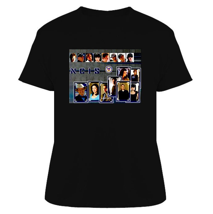 NCIS Mark Harmon TV US Navy Black T Shirt