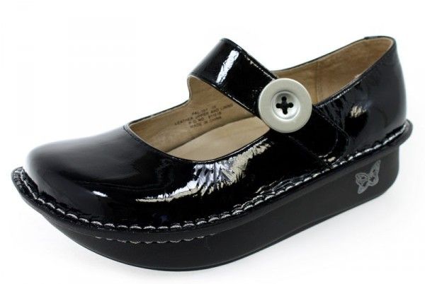 Alegria Womens Paloma Mary Janes Black Patent PAL 101