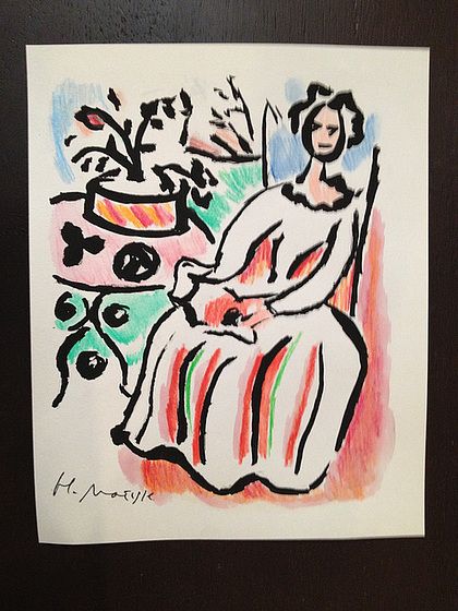 Matisse Ink Watercolor Wonder Drawing