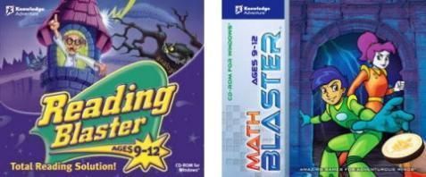 Math Reading Blaster Ages 9 12 New 2 CDs XP Vista 7