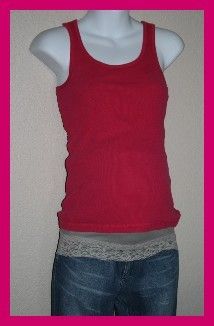 Gray Lace Maternity Belly Band Nursing Bella Top Small