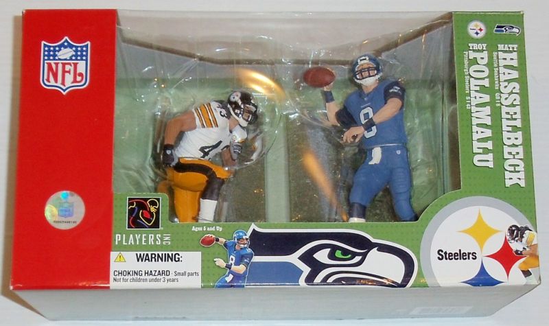 McFarlane NFL Troy Polamalu Matt Hasselbeck Figure Set